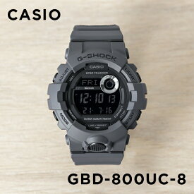 【並行輸入品】【10年保証】CASIO G-SHOCK カシオ Gショック Gスクワッド GBD-800UC-8 腕時計 時計 ブランド メンズ キッズ 子供 男の子 ランニングウォッチ 歩数計 デジタル ブルートゥース 日付 カレンダー 防水 グレー ブラック 黒 送料無料