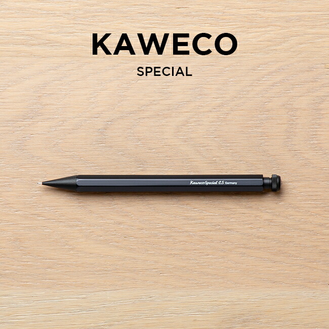 カヴェコ KAWECO 専用クリップ付き SPECIAL スペシャル ボールペン ブラック 細身のボディーにクラシックなデザイン