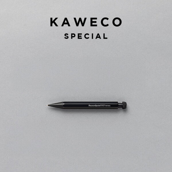 KAWECO SPECIAL "S" MECHANICAL PENCIL 0.5MM BLACK カヴェコ スペシャル S ミニ シャープペンシル  筆記用具 文房具 ブランド シャーペン コンパクト ミニサイズ 小さい 携帯 ブラック 黒 ギフト プレゼント