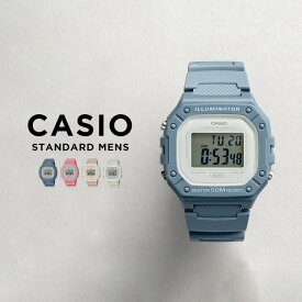 【並行輸入品】【10年保証】【日本未発売】CASIO STANDARD MENS カシオ スタンダードW-218HC腕時計 時計 ブランド メンズ キッズ 子供 男の子 チープカシオ チプカシ デジタル 日付 ネイビー ピンク ホワイト 白 ベージュ くすみカラー シンプル 海外モデル 送料無料