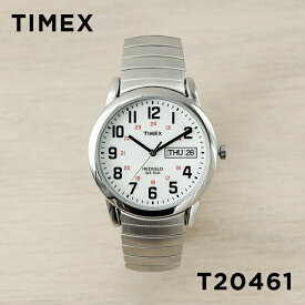 【並行輸入品】TIMEX EASY READER タイメックス イージーリーダー デイデイト 35MM T20461 腕時計 時計 ブランド メンズ レディース アナログ シルバー ホワイト 白 蛇腹 メタル 送料無料