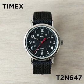 【並行輸入品】【訳あり】【ゴミ・汚れあり】TIMEX WEEKENDER タイメックス ウィークエンダー 38MM メンズ T2N647 腕時計 時計 ブランド レディース ミリタリー アナログ シルバー ブラック 黒 ナイロンベルト 送料無料