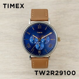 TIMEXSOUTHVIEWMULTI41mmタイメックスサウスビューマルチ41mmTW2R29100腕時計メンズレディースアナログネイビーブラウン茶レザー革ベルト