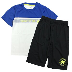 Tシャツ ハーフパンツ 上下セット コンバース ジュニア キッズ 男の子 半袖 子供 セットアップ 吸汗速乾 130cm 140cm 150cm 160cm