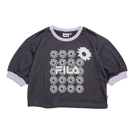 Tシャツ 半袖 キッズ ジュニア 女の子 フィラ FILA 綿混素材 ルーズシルエット 子供 半袖Tシャツ 130cm 140cm 150cm 160cm