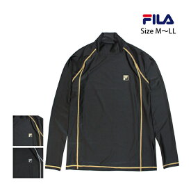 ラッシュガード メンズ 長袖 フィラ FILA 水着 UVカット 日焼け防止 紫外線対策 水陸両用 M L LL