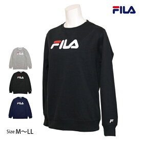 フィラ トレーナー スウェット 裏起毛 レディース ロゴ フィラ FILA あったか クルーネック 女性 プルオーバー 長袖 大人