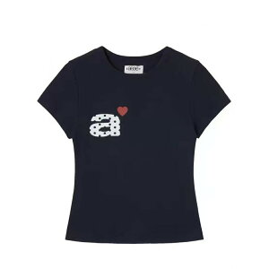 aeae DOT SMALL LETTER TEE �G�C�C�G�C�C T�V���c �؍��u�����h ���f�B�[�X�t�@�b�V���� �~�j�}��T�V���c �R�b�g��100% �h�b�g���S �V���v���J�W���A�� �؍��R�[�f �t�� �ĕ� ���[�h�X�^�C�� �t�F�~