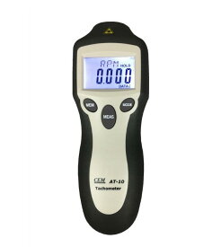 接触/非接触デジタルタコメータ 【CEM AT-10】 液晶ディスプレイ 広い測定範囲 回転速度 表面速度 軽量
