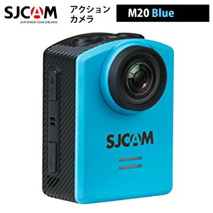 SJCAM �y���K�A���i�z�A�N�V�����J���� M20�i�F�F�u���[�j ���@�\�����R�� 16���K�s�N�Z�� �W���C���X�^�r���C�[�[�V���� �I�ׂ�J���[ �W���C���@�\ ��Ԃ�␳ ���[30m �󒆃r�f�I �h���P�[