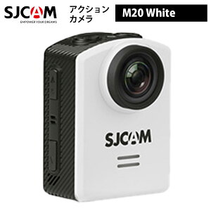 SJCAM �y���K�A���i�z�A�N�V�����J���� M20�i�F�F�z���C�g�j ���@�\�����R�� 16���K�s�N�Z�� �W���C���X�^�r���C�[�[�V���� �I�ׂ�J���[ �W���C���@�\ ��Ԃ�␳ ���[30m �󒆃r�f�I �h���P