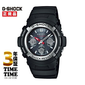 【最大2,000円OFFクーポン＆エントリーでポイント最大47倍！】CASIO カシオ G-SHOCK Gショック ソーラー電波 アナデジ ブラック AWG-M100-1AJF 【安心の3年保証】