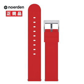 【超ポイントバック祭7/13AM10:00~ / 要エントリ】NOERDEN ノエルデン 交換バンド シリコン Red PAB-0006