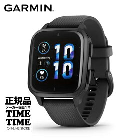 【最大2,000円OFFクーポン＆エントリーでポイント最大46倍！】GARMIN ガーミン Venu Sq 2 Music ヴェニュー エスキュー2 ミュージック Black/Slate Suica対応 010-02700-70 【安心のメーカー1年保証】