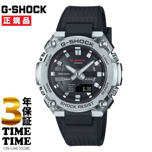 �y16��26���܂ōő�2,000�~OFF�N�[�|���I�|�C���g�ő�47�{�zCASIO �J�V�I G-SHOCK G�V���b�N G-STEEL �\�[���[ �V���o�[ �u���b�N GST-B600-1AJF �y���S��5�N�ۏ؁z