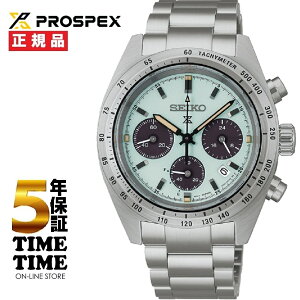 SEIKO �Z�C�R�[ Prospex �v���X�y�b�N�X SPEEDTIMER �\�[���[ �N���m�O���t �z���C�g SBDL129�y���S��5�N�ۏ؁z