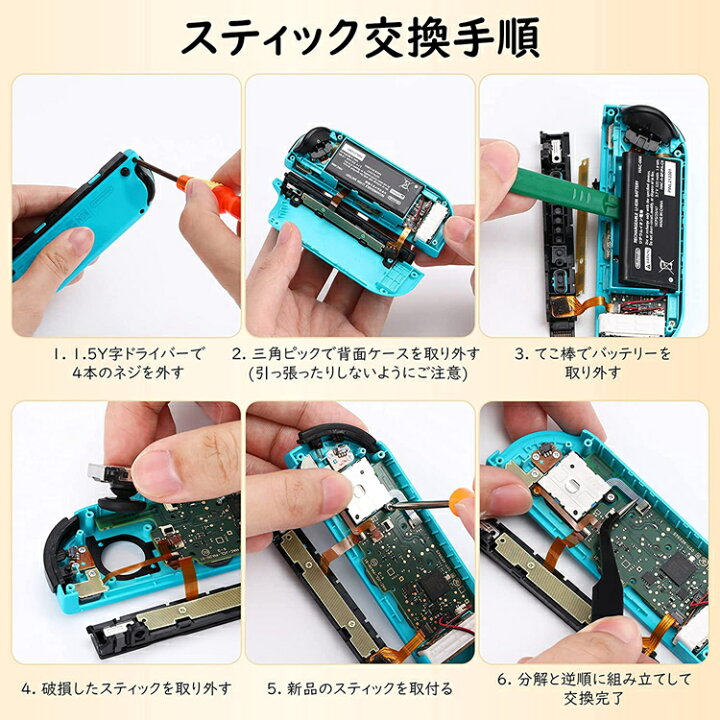 楽天市場】【最新版24in1】Nintendo Switch ジョイコン 修理キット 