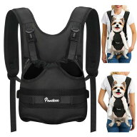 ペットバッグ Pawaboo ペット抱っこバックパック リュック型 ペット用 抱っことおんぶ兼用キャリー 広め…