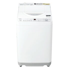 SHARP タテ型洗濯乾燥機 ES-TX6H-W