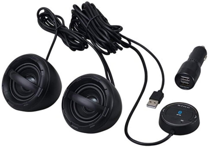 楽天市場 Seiwa セイワ Bluetooth デュアルスピーカー Bt910 車用 車両用 Bluetooth Ver4 1 ワイヤレス接続 ハンズフリー通話 Usbポート付 ティーナカデンセンター