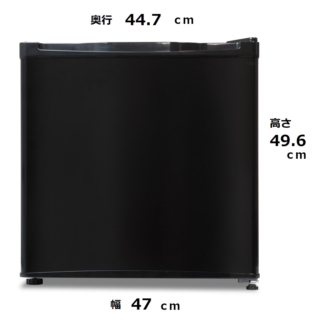 楽天市場】【RSL】 TEES 1ドア冷蔵庫 46L 温度調整７段階 ブラック