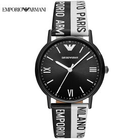 EMPORIO ARMANI エンポリオ アルマーニ 腕時計 KAPPA(カッパ) 腕時計 メンズ AR11254 ｜ クオーツウォッチ ｜3針タイプ｜レザーベルト 革バンド｜ ペアウォッチ メンズ プレゼント ｜ 【並行輸入品】【訳アリ特価】