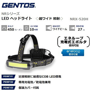 yRSLz GENTOS / WFgX NRV[Y LED wbhCg / NRV[Y y邳 450-70[ / p_10-49 / p[drEdr P3×4{pz Gl[vE[dG{^gp\b80°
