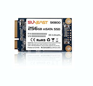 SUNEAST TC[Xg 256GB SSD SE800 mSATA SSD SATA 6Gb/s 3D TLC SE800-m256GB x K