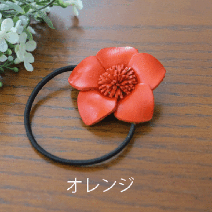 楽天市場】【ポイント5倍 12/15まで】【送料無料】レザーヘアゴム