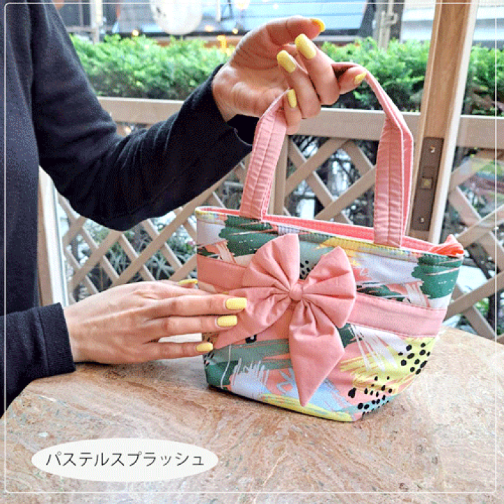【Sサイズライトグレー】aya ヌビバッグ リボン Sサイズライトグレー】aya様 専用 ヌビバッグ リボン