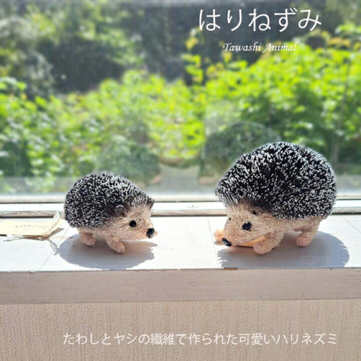 楽天市場】はりねずみオブジェ ハリネズミ（ミックス）置物 ハリネズミ 