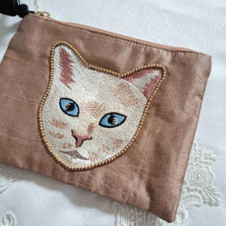 うさ様専用 年末SALE❢】フラットポーチ❤可愛い猫ちゃん❤3姉妹