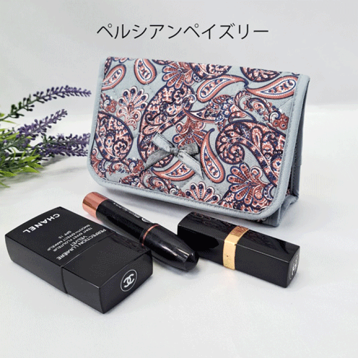 ノベルティ♥️rienda♥️ミラー付コスメスタンド♥️ブラシ付ポーチ2