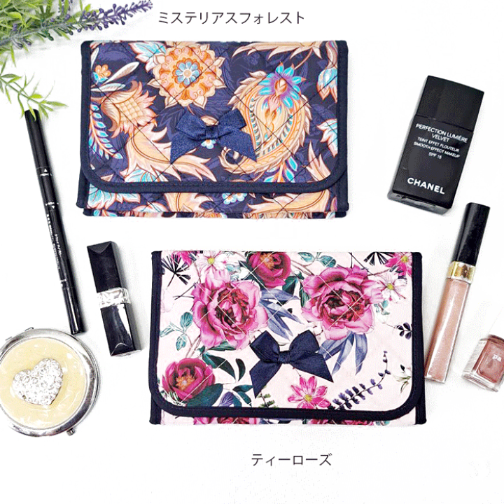 ノベルティ♥️rienda♥️ミラー付コスメスタンド♥️ブラシ付ポーチ２点セット ノベルティ♥️rienda♥️ミラー付コスメスタンド♥️ブラシ付ポーチ2