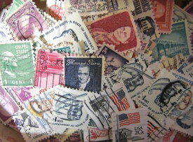 アメリカの切手　スモールサイズ（使用済み切手　30枚）