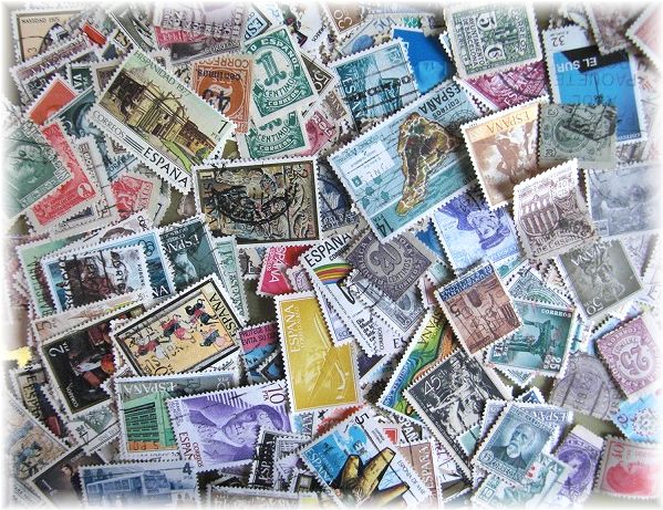 楽天市場スペインの切手 使用済み切手 枚海外使用済み切手