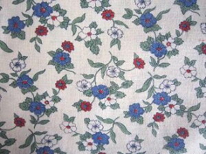 フィードサック  白地お花 (1/4サイズ)