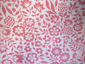 フィードサック 白地ピンクお花 (1/16サイズ)