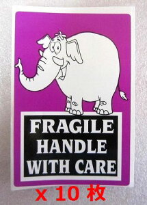 AAJ̃V[ FRAGILE HANDLE WITH CAREíA戵Ӂjp[vi10j