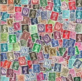 イギリスの切手　スモールサイズ（使用済み切手　30枚）
