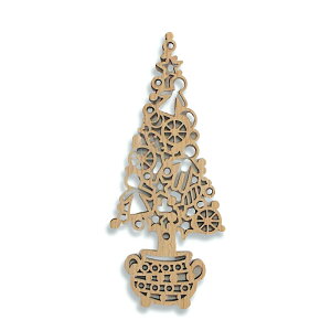 Etno Design�i�G�g�m�f�U�C���j�ؐ��I�[�i�����g�sTHE CHRISTMAS-TREE WITH A STRING OF GINGER-BREAD�t
