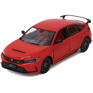 KiNSMART 1/36 2024 �z���_ �V�r�b�N �^�C�vR �v���o�b�N �~�j�J�[ �_�C�L���X�g Honda Civic Type R �X�|�[�c�J�[ �͌^ �R���N�V���� �f�B�X�v���C ��l���� �q������ �M�t�g �l�C �Ԗ͌^ ���� �W���p