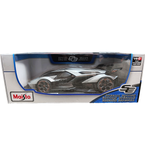 �����{���M�[�j V12 �r�W���� �O�����c�[���X�� Vision GT 1/18 �~�j�J�[ �V���o�[ Lamborghini Vision Gran Turismo MAISTO �_�C�L���X�g �X�[�p�[�J�[ GT7 �͌^