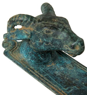 羊的衣架竹荚鱼安印度古董金属制品族群杂货