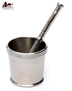 スパイスグラインダー No.3 直径:約8cm 高さ:約7.3cm 大 / すり鉢 カレー すりつぶす スパイスミル 乳鉢 インドカレー 調理器具 食器 アジアン食品 エスニック食材