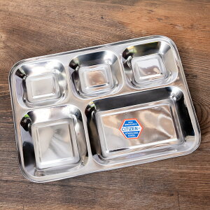 5分割ランチプレート 約33.7cm x 約25cm / カレー 皿 カレー皿 小皿 インド ターリー チャイ チャイカップ アジアン食品 エスニック食材 食材【レビューで500円クーポン プレゼント】