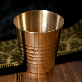 インドの礼拝用ブラス カップ 5cm / 祭壇 ヨガ ボトル 容器 ステンレス アジアン食品 エスニック食材