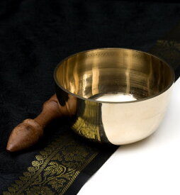 【送料無料】 シンプルシンギングボウル 約12cm / シンギングボール Singing Bowl ネパール 楽器 打楽器 民族楽器 全部 仏教 瞑想 インド楽器 エスニック楽器 ヒーリング楽器