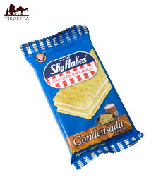 クラッカー サンドイッチ コンデンスミルク味 － Cracker Sandwich CondensadaFlavor 〔SkyFlakes〕 / フィリピンお菓子 SkyFlakes（スカイ フラッグス） アジア（インド以外） タイ スナック アジアン食品 エスニック食材