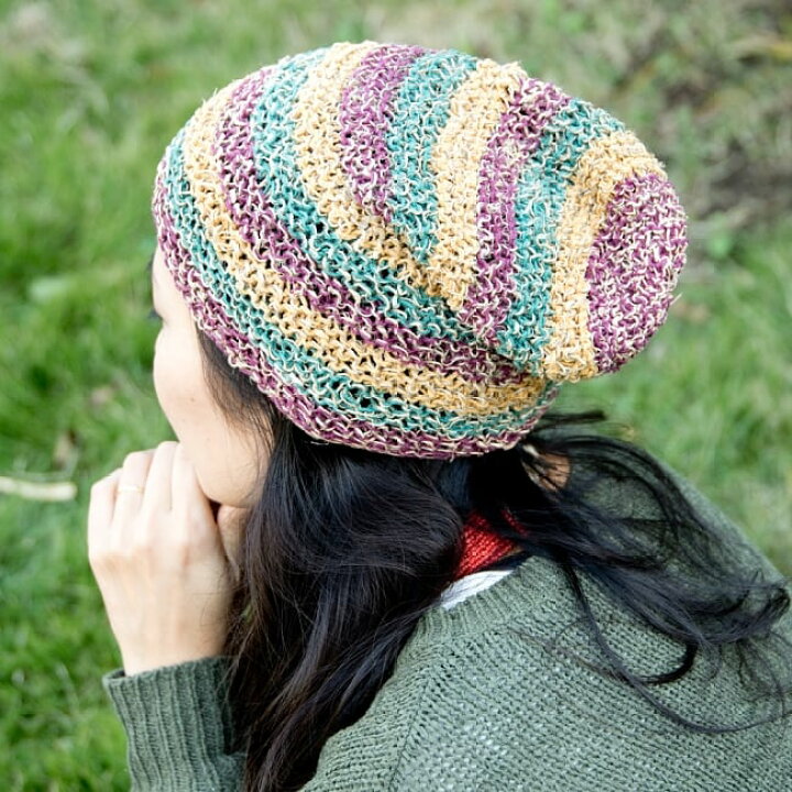 買い誠実 エスニック アジアン 手織りヘンプハット ピースマーク ネパール